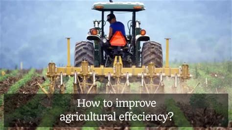 agriculture efficiency